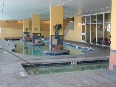 16 person indoor hot tub at The Camelot Myrtle Beach