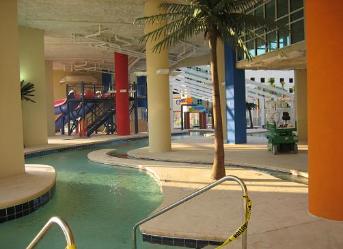 Lazy River at Dunes Village Resort in Myrtle Beach - Largest indoor water park in all of Myrtle Beach SC