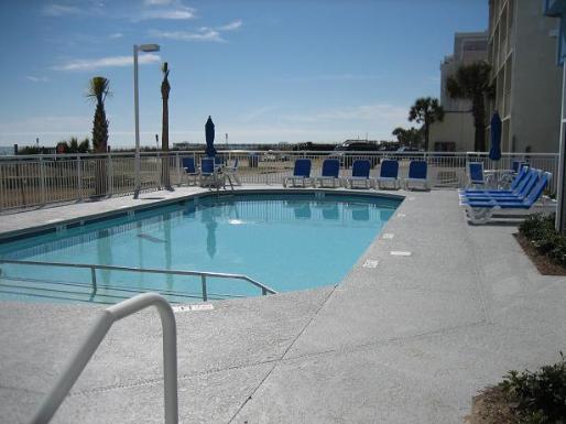 Myrtle Beach House Rentals - Ocean Front pool at OCEAN BLUE Myrtle Beach - Ocean Front Myrtle Beach Vacation Rentals - www.JeffsCondos.com - Vacation Rentals By Owner