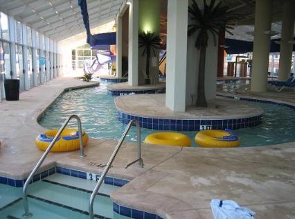 Lazy River at Dunes Village Resort in Myrtle Beach - Largest indoor water park in all of Myrtle Beach SC