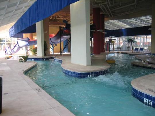 Dunes Village Resort Lazy River at Dunes Village in Myrtle Beach - Largest indoor water park in all of Myrtle Beach SC
